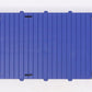 American Flyer BN6926 S Gauge "Burlington Northern" Blue Plastic Flat Car