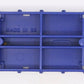 American Flyer BN6926 S Gauge "Burlington Northern" Blue Plastic Flat Car