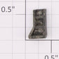 American Flyer PA10591-3 Die-Cast Blackened Tender Front Left Hand Step