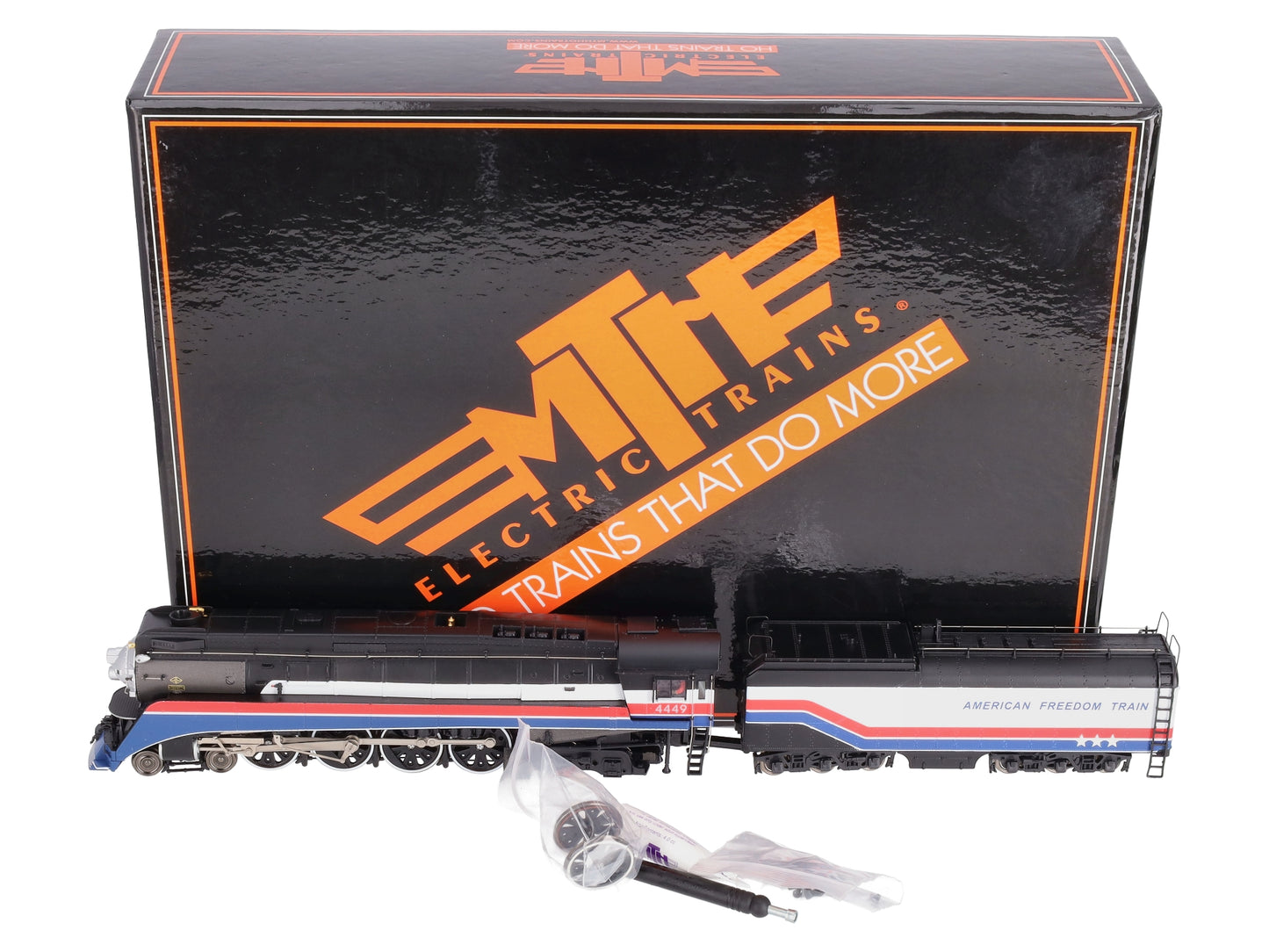 MTH 80-3119-1 HO Scale Freedom Train GS-4 4-8-4 Steam Engine w/PS 3.0