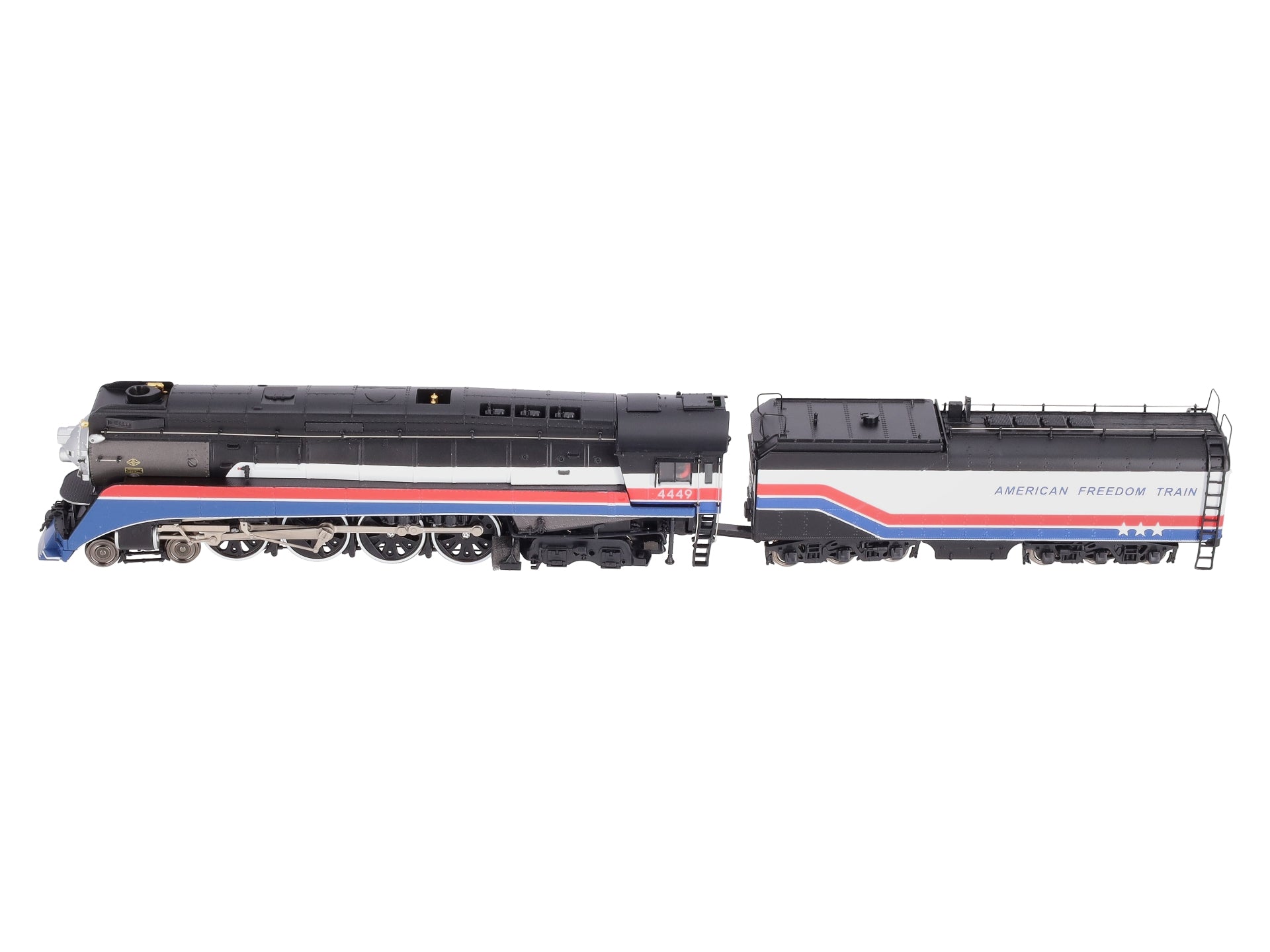 MTH 80-3119-1 HO Scale Freedom Train GS-4 4-8-4 Steam Engine w/PS 3.0