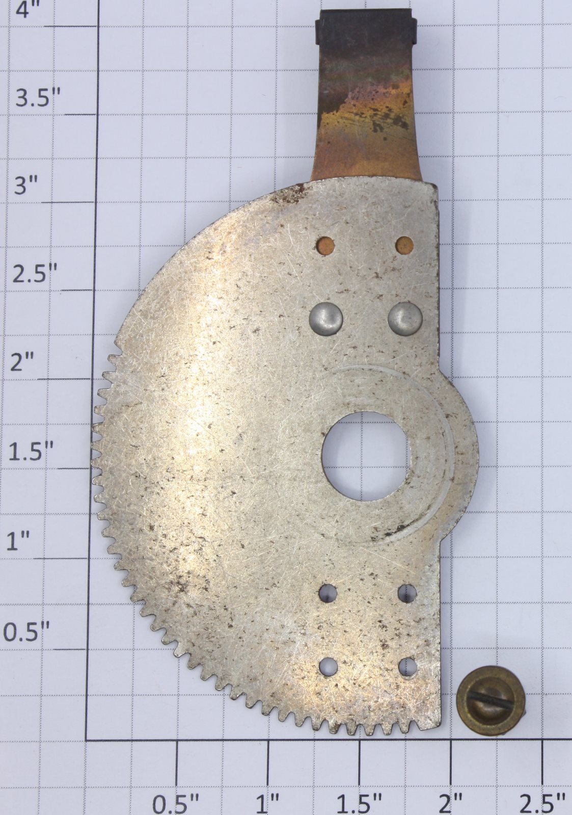 Lionel V-133 V/Z Short Upper Gear Assembly with Bolt, Nut and Washers