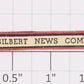 American Flyer FL0223 "Gilbert News Company" Red/Black Border Sticker Decal