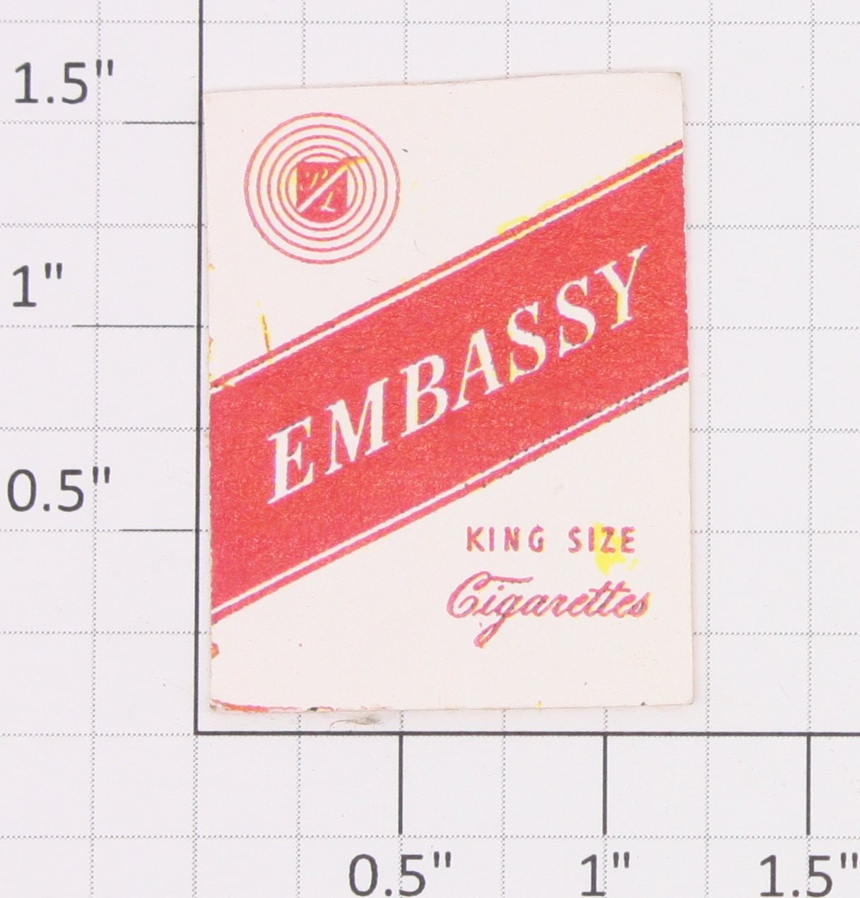 American Flyer FL0211 "Embassy King Size Cigarettes" Flyerville Sign