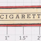 American Flyer FL3040-2 Frank & Beans Stand "Cigarettes" Red/Black Sticker Sign