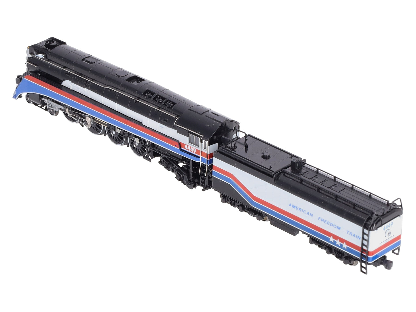 Kato 126-0311 N American Freedom Train 4-8-4 GS-4 Steam Locomotive #4449 EX/Box