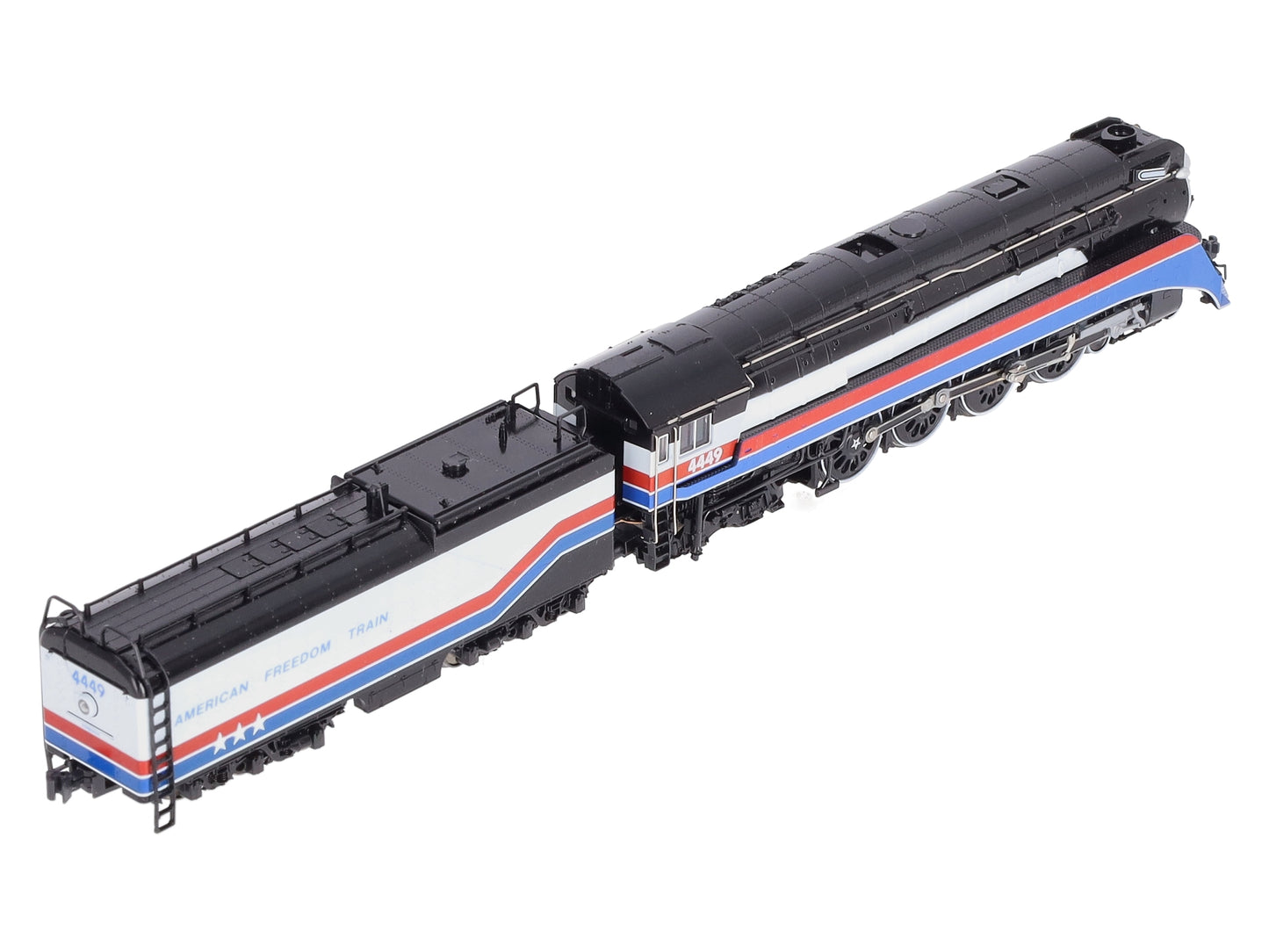 Kato 126-0311 N American Freedom Train 4-8-4 GS-4 Steam Locomotive #4449 EX/Box