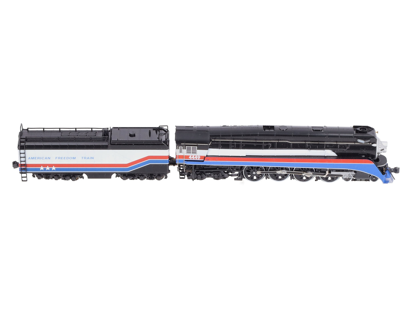Kato 126-0311 N American Freedom Train 4-8-4 GS-4 Steam Locomotive #4449 EX/Box
