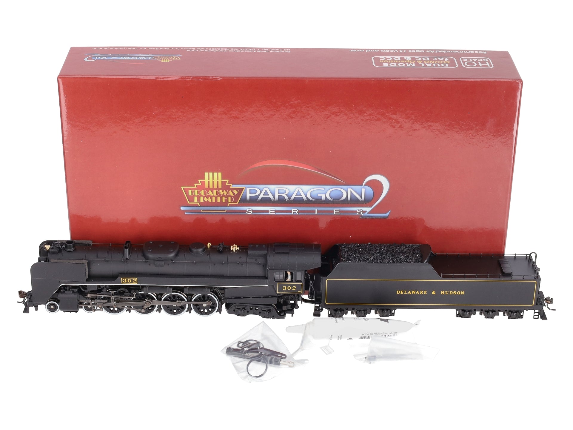 Broadway Limited 2143 HO Delaware & Hudson Class T-1 4-8-4 Paragon2™ #302 w/DCC
