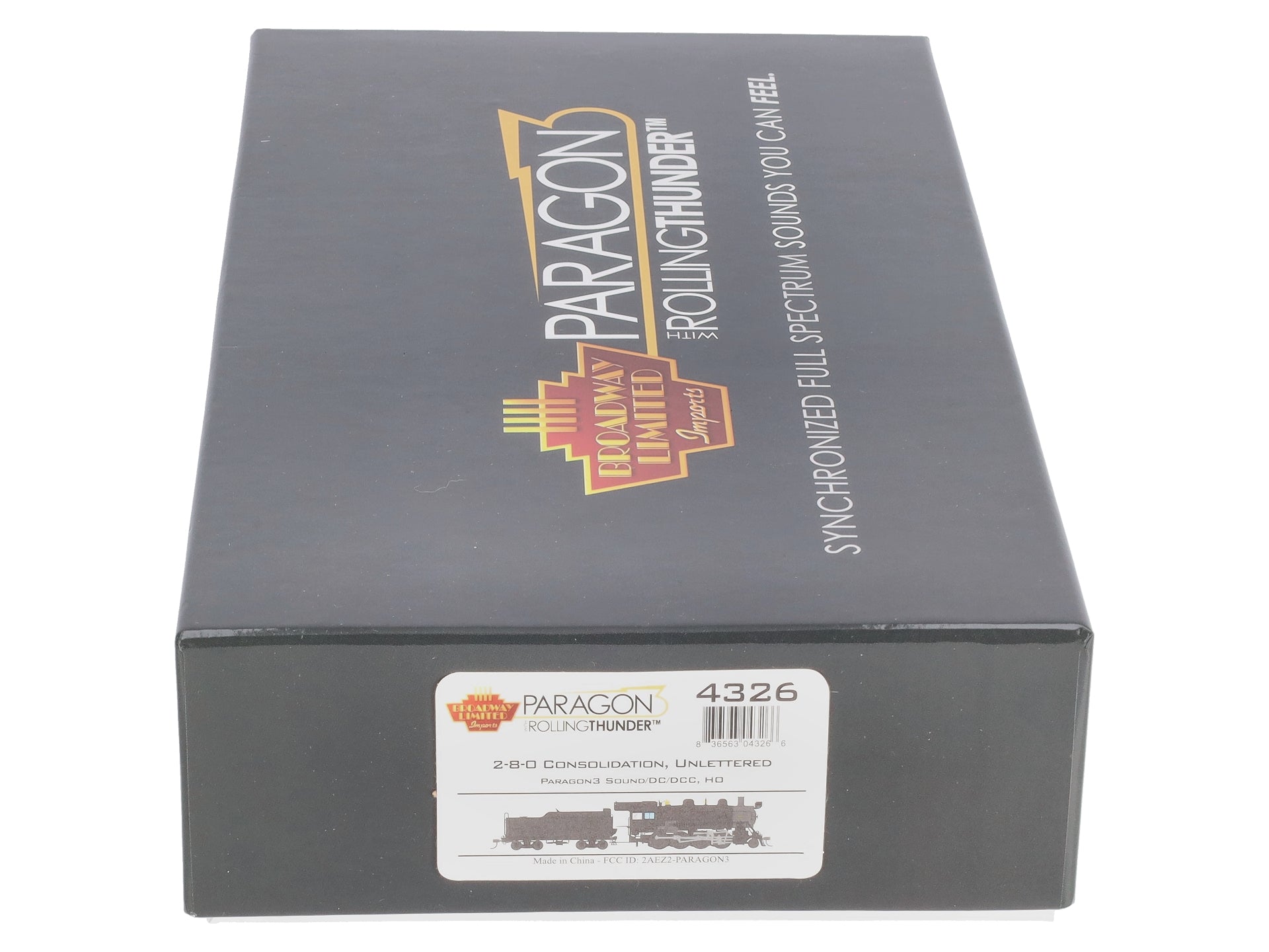 Broadway Limited 4326 HO Unlettered 2-8-0 Consolidation w/ DCC & Sound