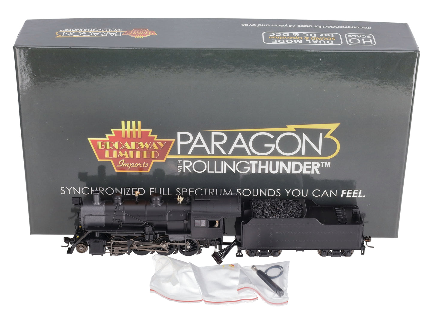 Broadway Limited 4326 HO Unlettered 2-8-0 Consolidation w/ DCC & Sound
