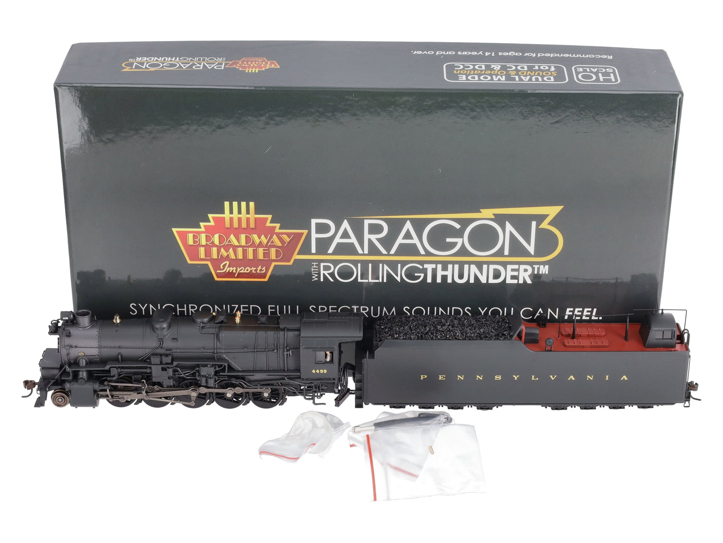 Broadway Limited 4185 HO PRR Class I1sa 2-10-0 Steam Loco #4499 w/ DCC & Sound