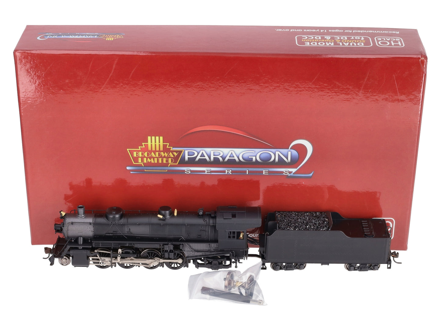 Broadway Limited 2182 HO Unlettered USRA Light 2-8-2 Mikado Paragon2™ w/ DCC