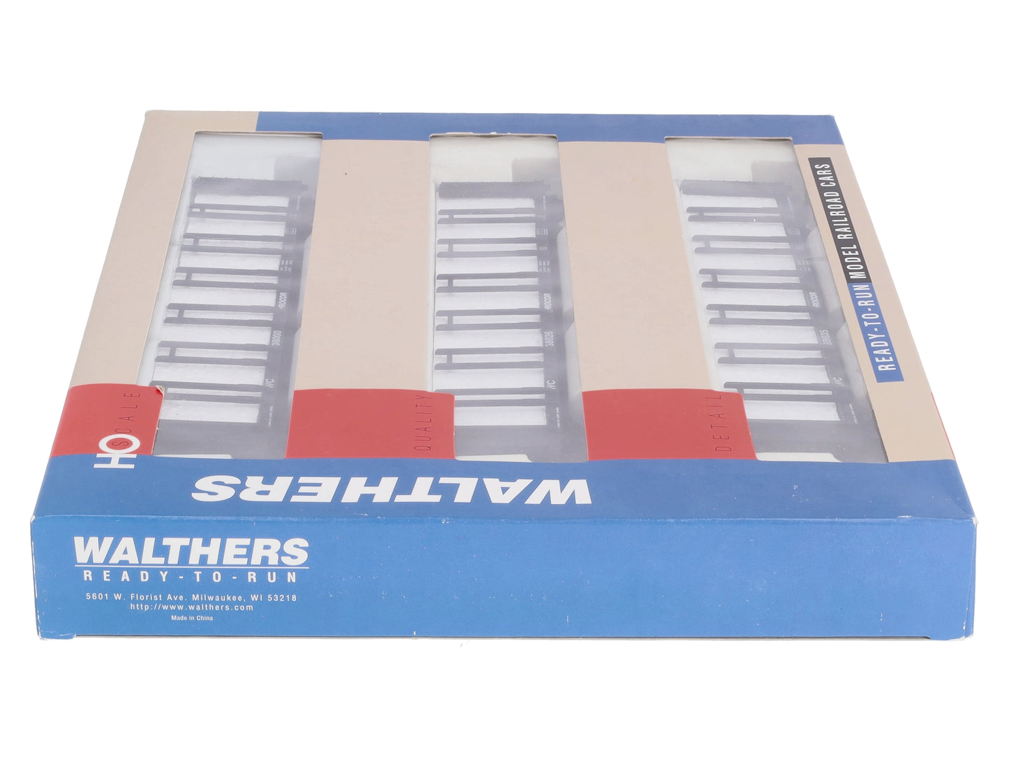 Walthers 932-33153 HO Scale Wisconsin Central 63' Pulpwood Freight Cars (3)