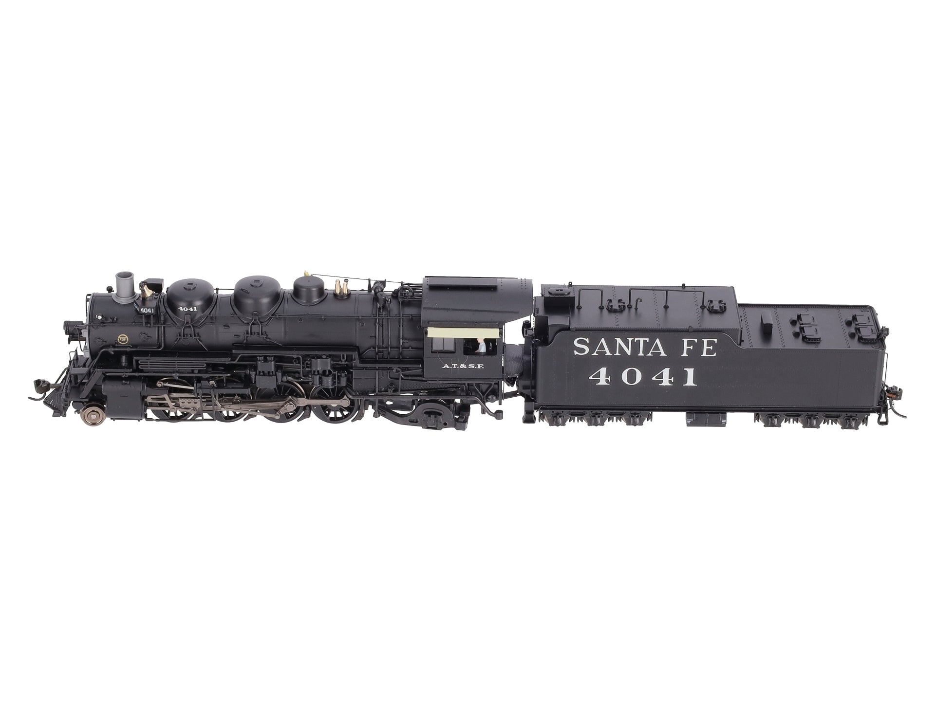 Broadway Limited 4761 HO ATSF 2-8-2 Mikado Steam Locomotive #4041 w/DCC/SND