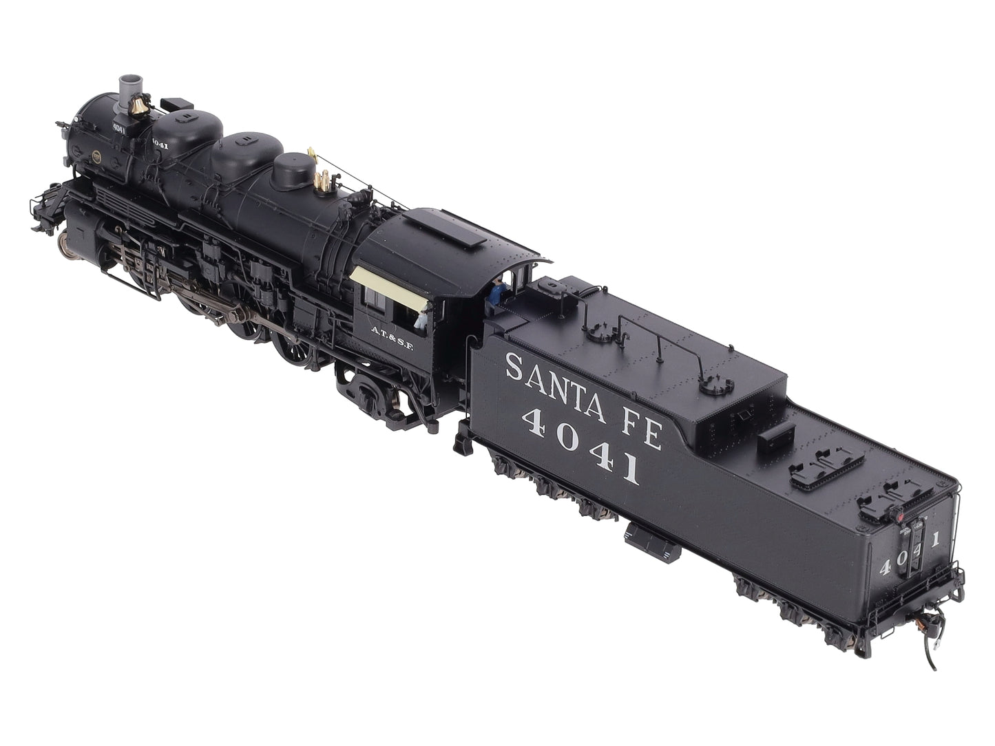 Broadway Limited 4761 HO ATSF 2-8-2 Mikado Steam Locomotive #4041 w/DCC/SND