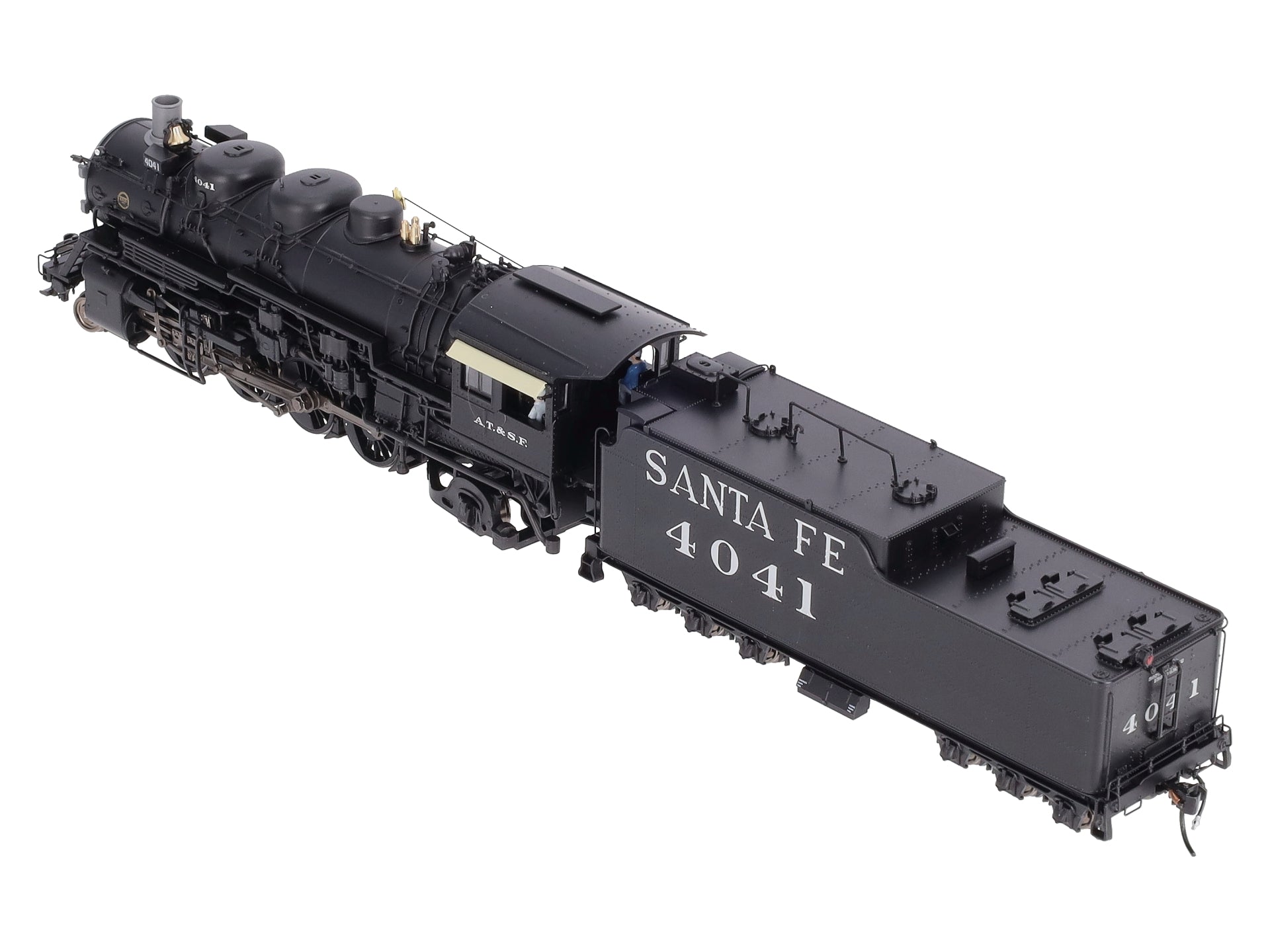 Broadway Limited 4761 HO ATSF 2-8-2 Mikado Steam Locomotive #4041 w/DCC/SND