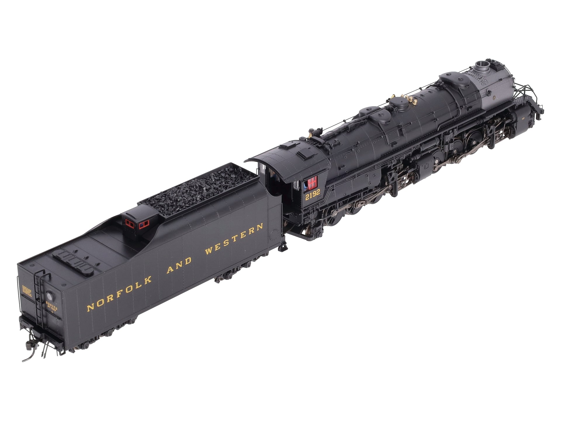 Broadway Limited 4104 HO N&W Y6b 2-8-8-2 22I Tender Steam Locomotive #2192