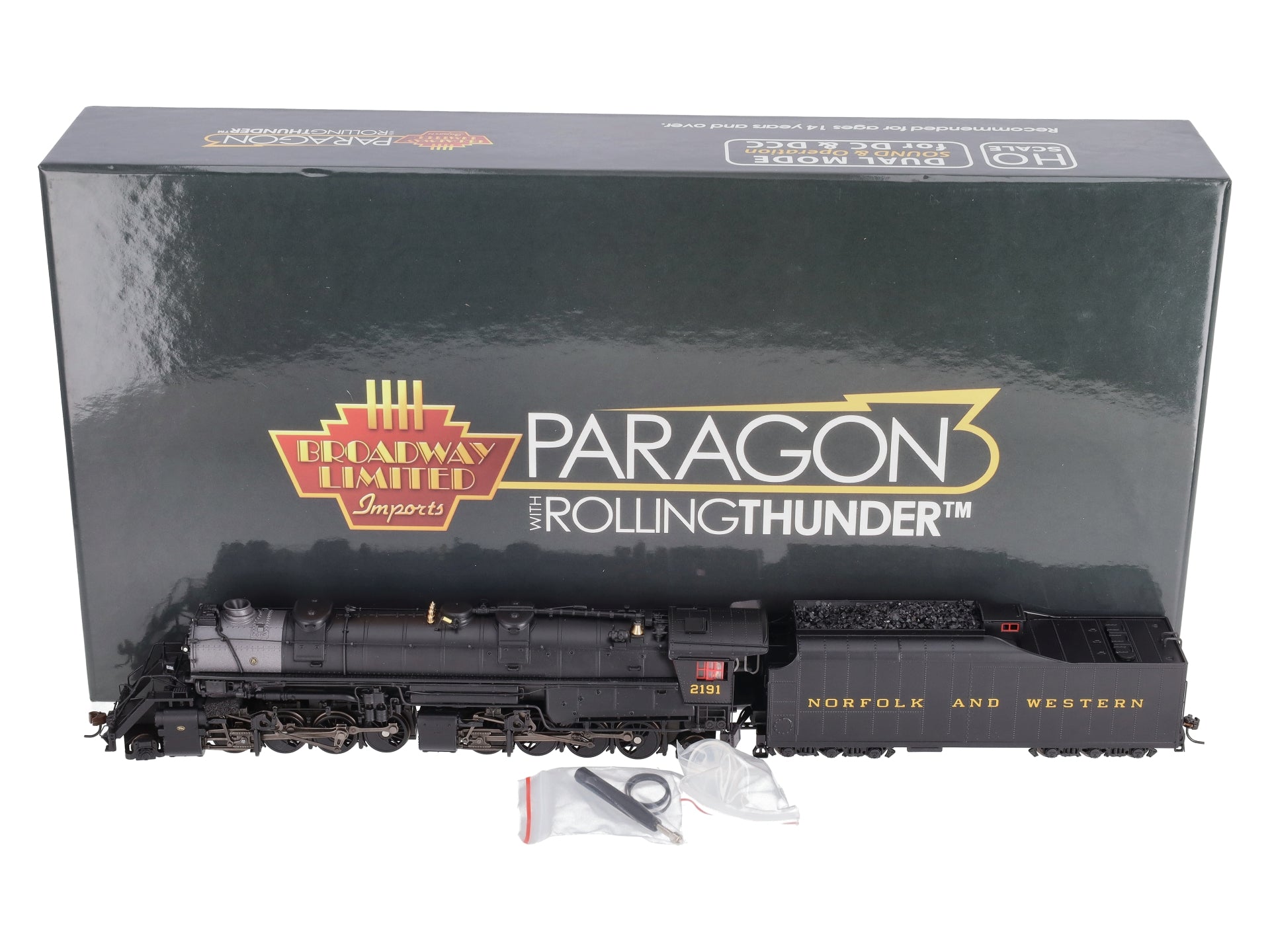 Broadway Limited 4103 HO N&W Class Y6b 2-8-8-2 & 22I Tender #2191 w/ DCC & Sound