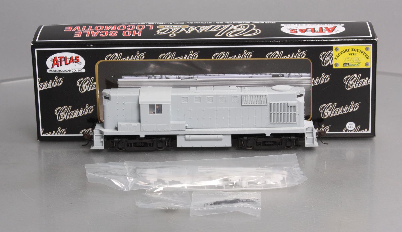 Atlas 10002148 HO Undecorated ALCO RS-11 Diesel Locomotive - LokSound & DCC