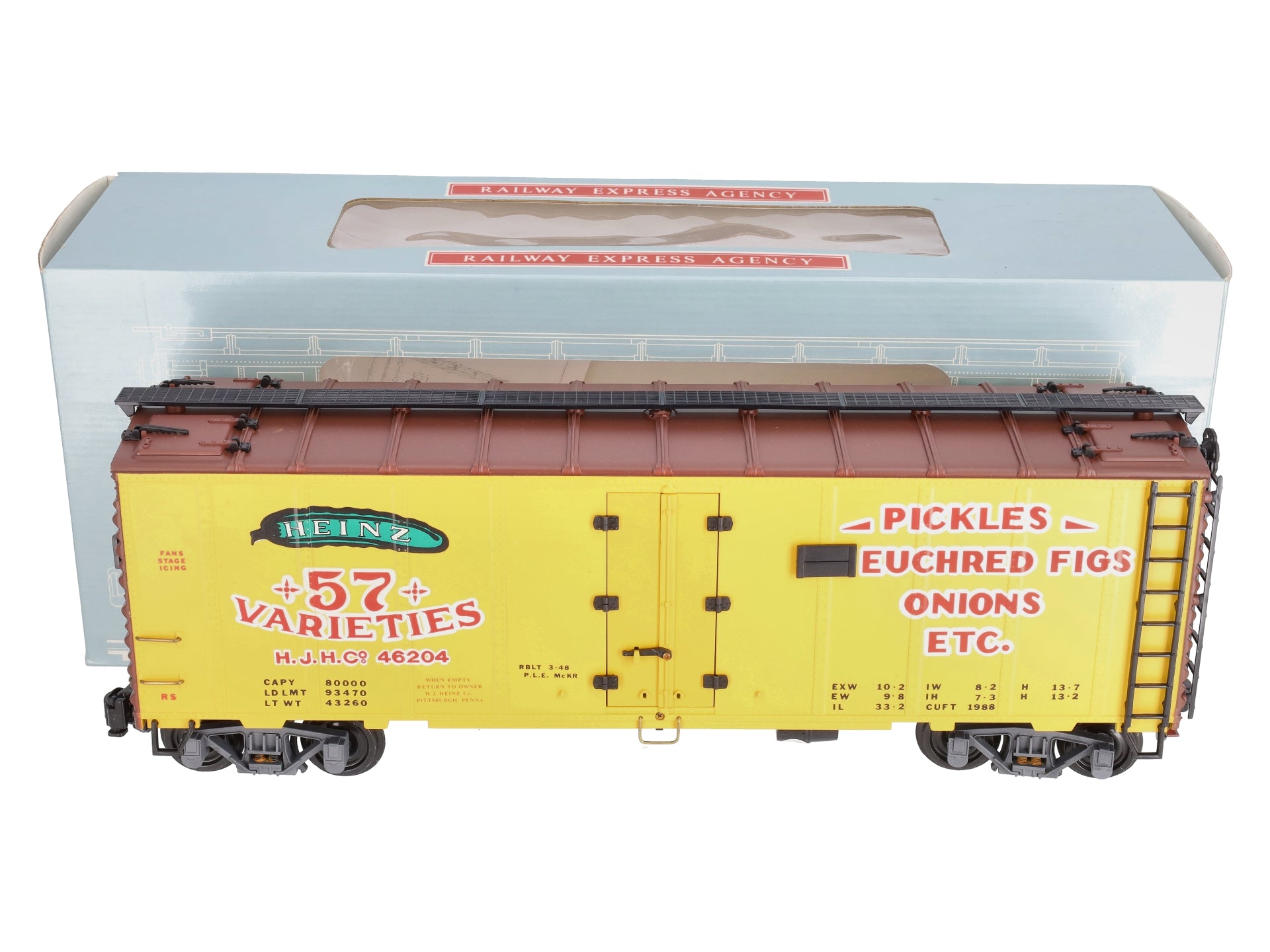 Aristo-Craft 46204 G Scale Heinz Reefer Car LN/Box