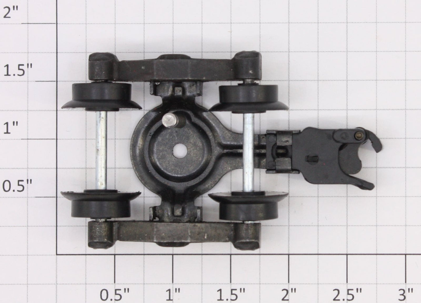 American Flyer 9700-5 Operating Coupler Truck with Stud and No Weight