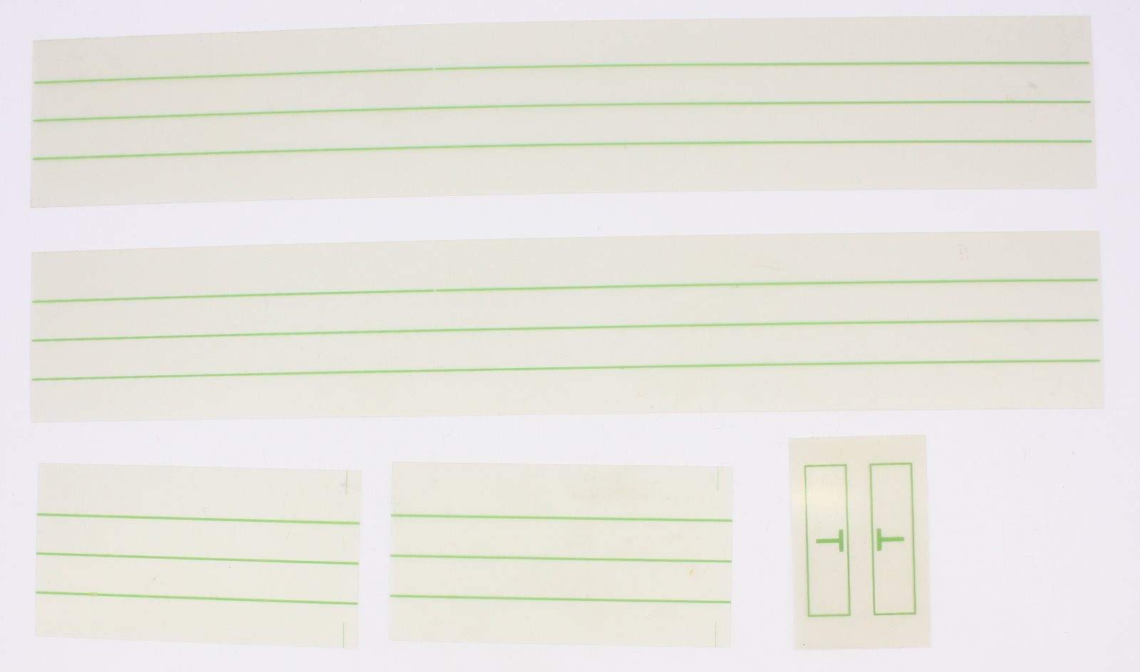 American Flyer 793-799 Green Union Station Window Set (Set of 5)