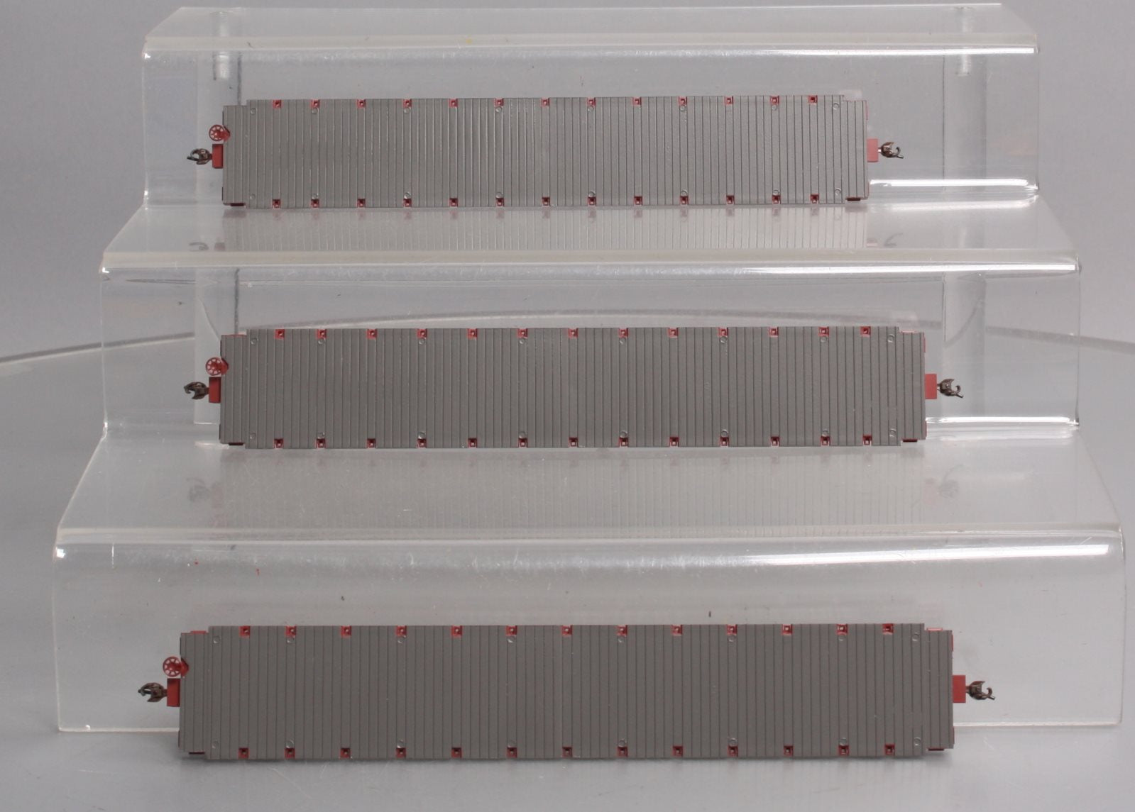 Athearn 97071 HO OTTX/Brown Logo 60' Flat Car Ready-To-Run (Set of 3)