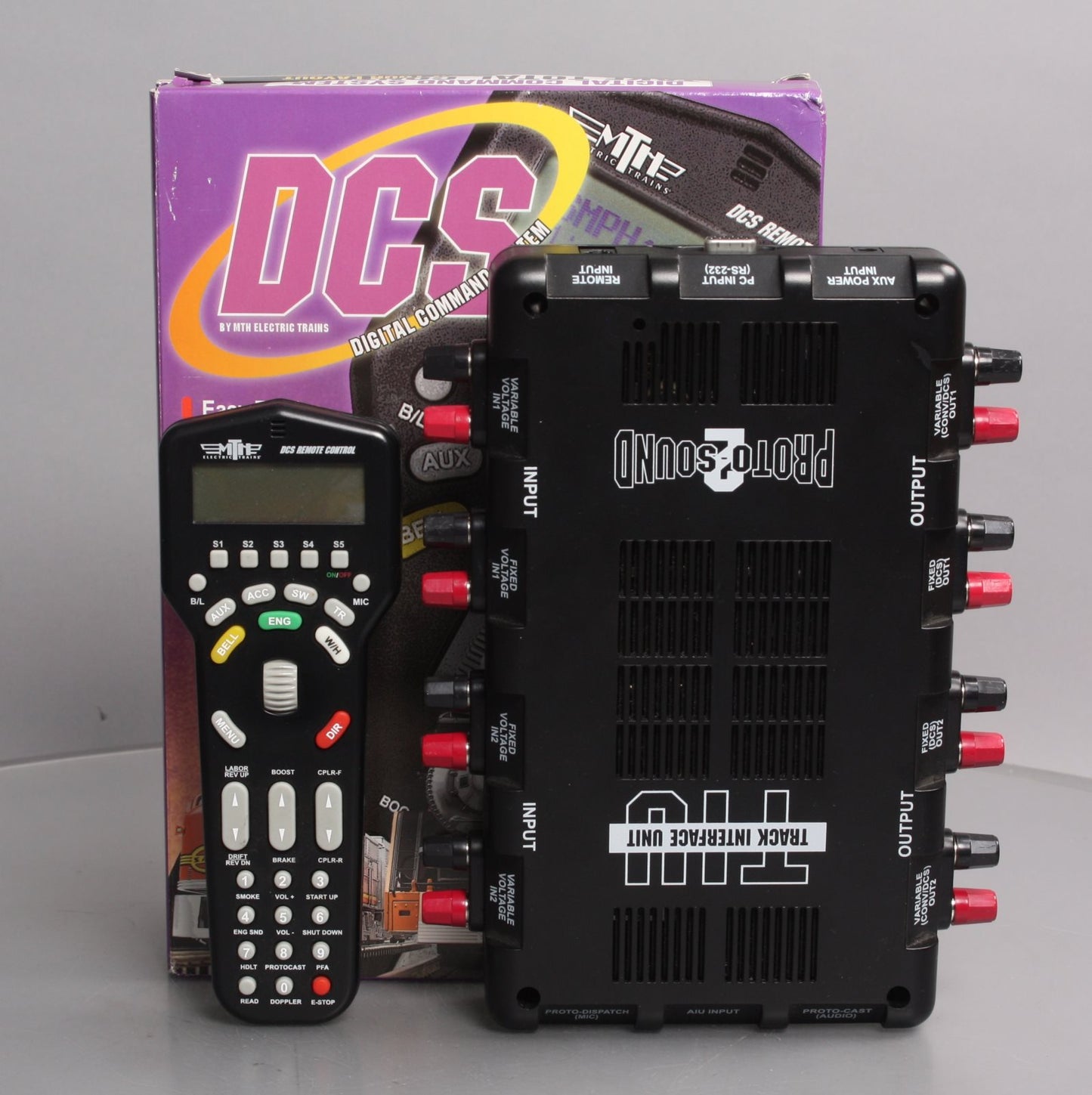 MTH 50-1001 DCS Track Interface Unit & Remote Controller - Serial Port Version EX/Box