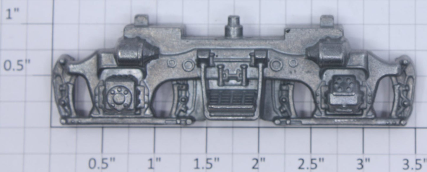 Lionel 600-132X Silver Diesel Truck Side Frame with Three Crimp Studs