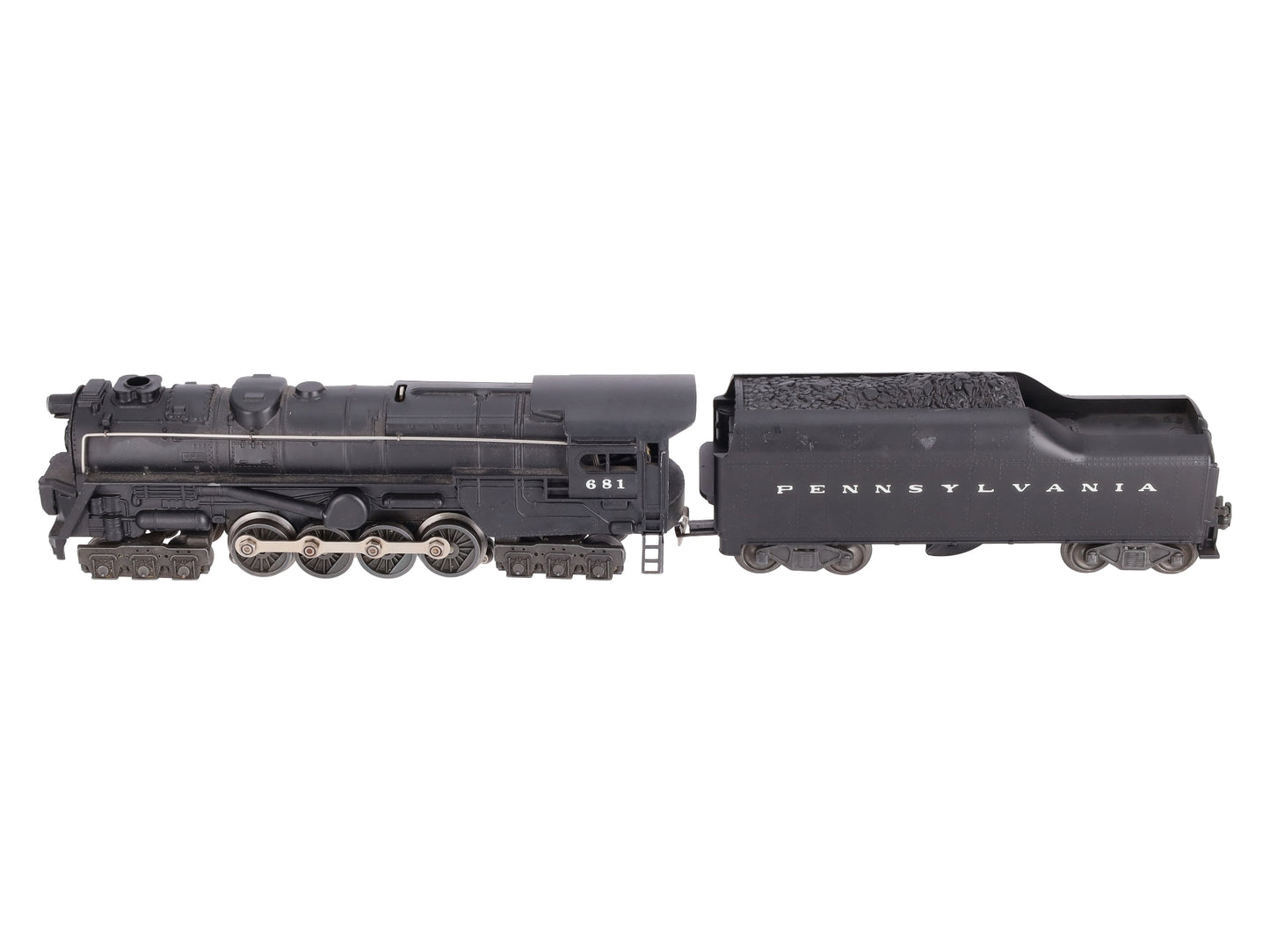 Lionel 681 Vintage O 6-8-6 Die-Cast S2 Steam Turbine Loco with 2046W Tender VG