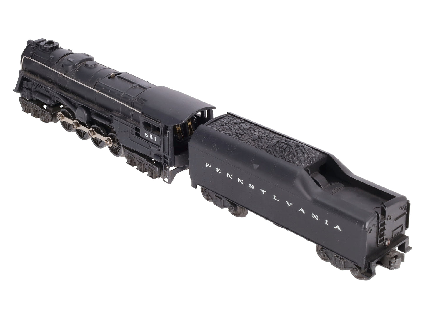 Lionel 681 Vintage O 6-8-6 Die-Cast S2 Steam Turbine Loco with 2046W Tender VG