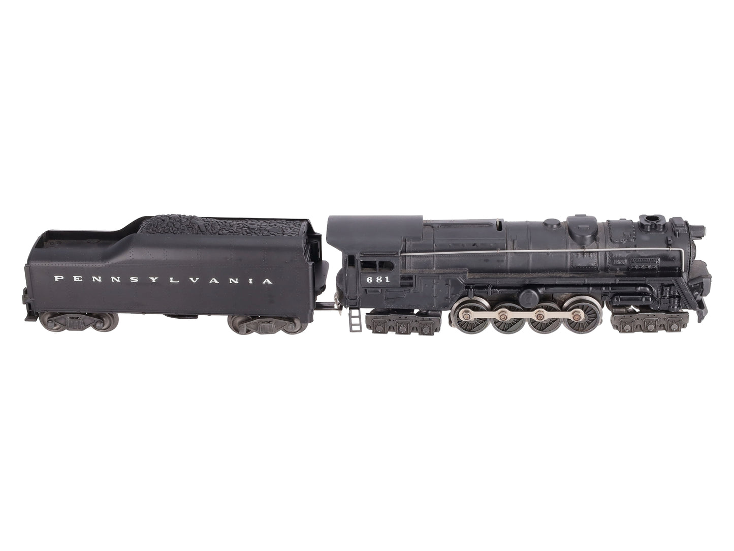 Lionel 681 Vintage O 6-8-6 Die-Cast S2 Steam Turbine Loco with 2046W Tender VG