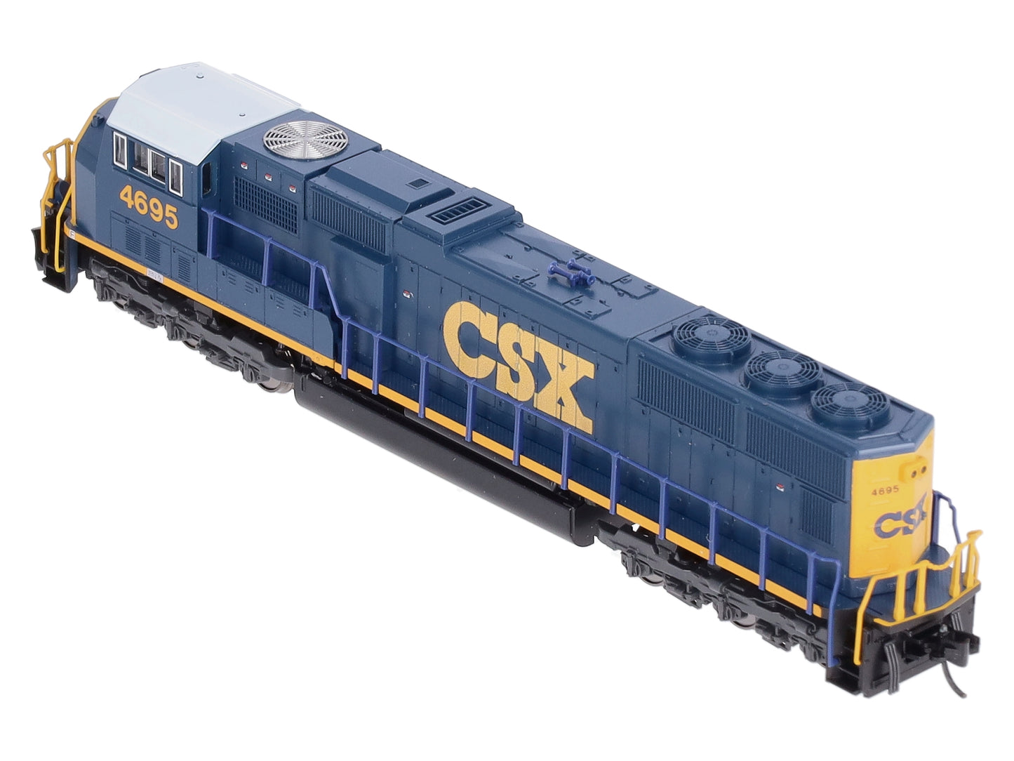 Kato 176-7610 N CSX EMD SD70M Flat Radiator Diesel Locomotive #4695