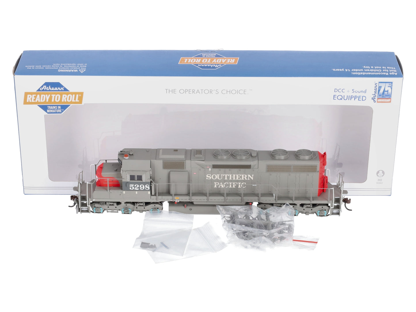 Athearn 71600 HO Southern Pacific RTR SD39 Diesel Locomotive #5298 w/DCC/Sound