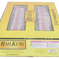 MTH 30-67724 O New Haven RailKing 60' Streamlined Sleeper/Diner (Set of 2) LN/Box