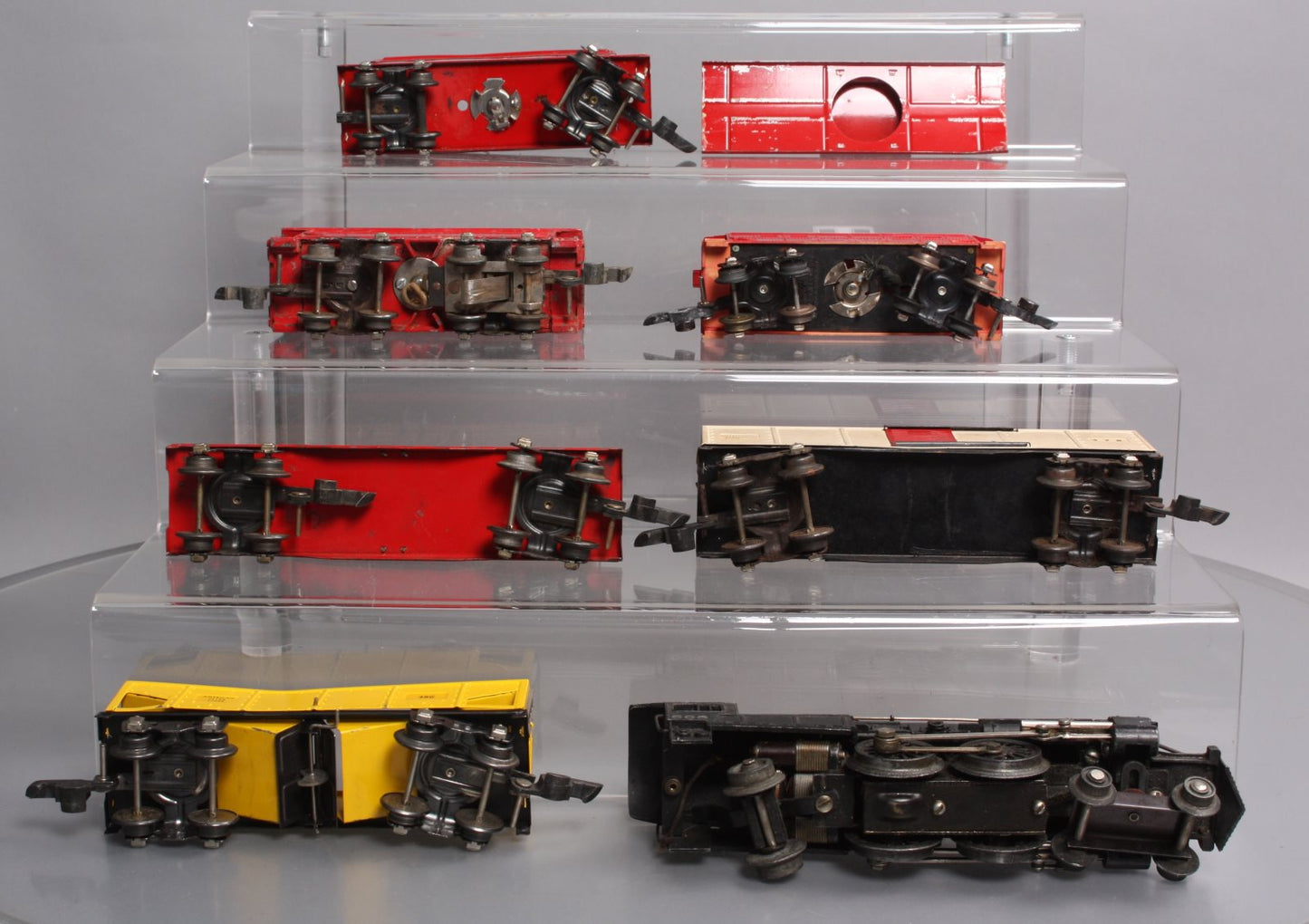 American Flyer Vintage S #565 4-4-2 Steam Locomotive w/Assorted Freight Cars [7]
