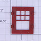 Lionel 145-18 O Gauge Automatic Gateman Red Window Frame