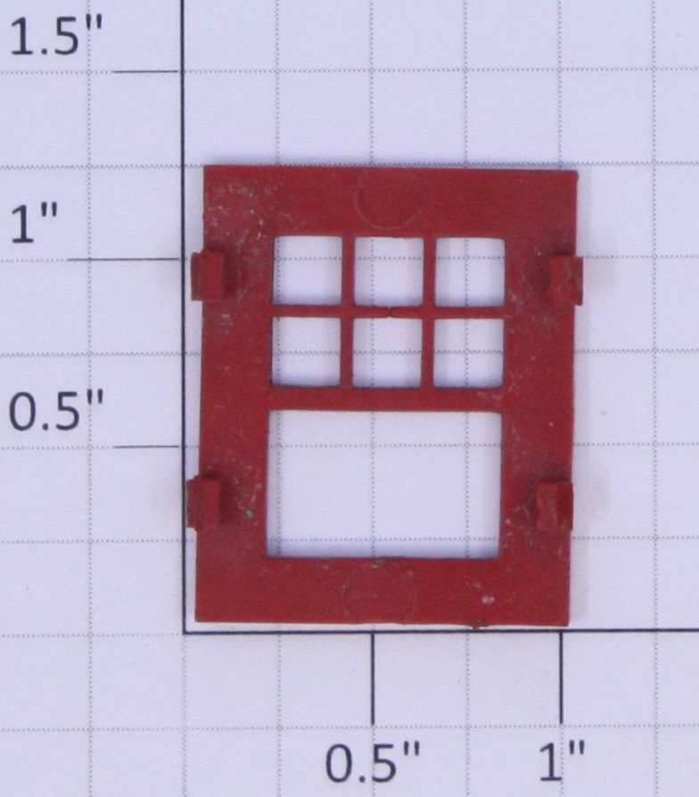 Lionel 145-18 O Gauge Automatic Gateman Red Window Frame