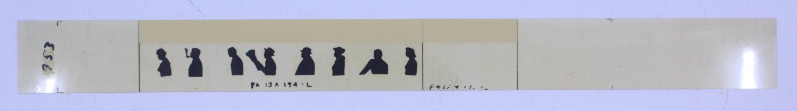 American Flyer PA-13A193-4L LH Yellow Tinted Silhouette #953 Passenger Car