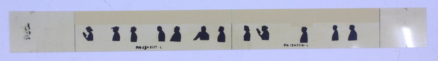 American Flyer PA-13A206-7L Left Yellow Tinted Silhouette #952 Pass Car