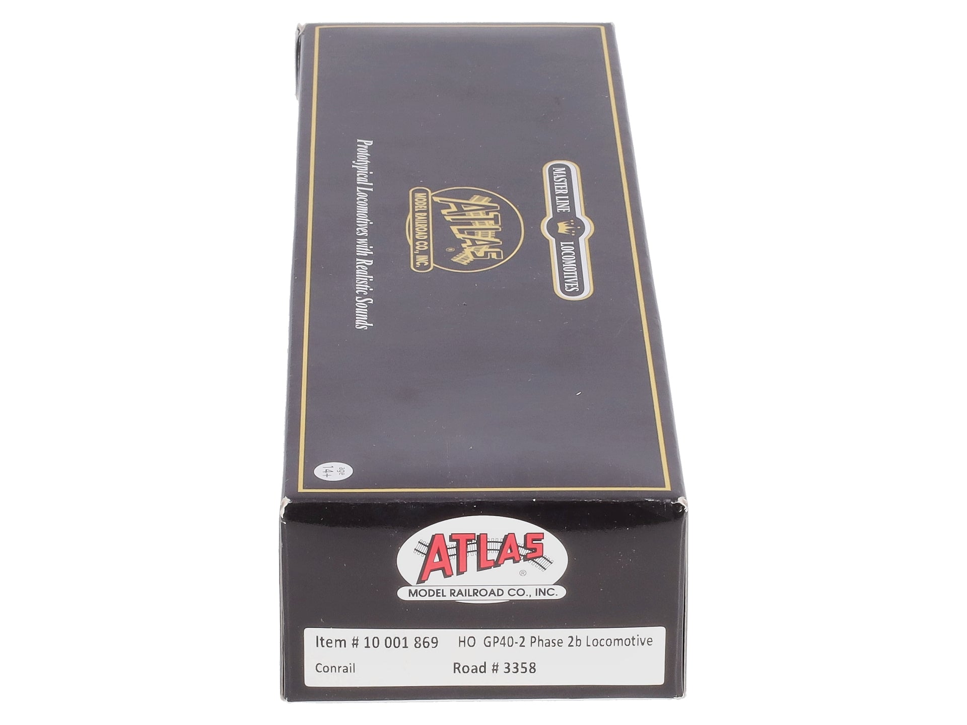 Atlas 10001869 HO Conrail Gold Series GP40-2 Diesel Loco w/DCC & LokSound #3358
