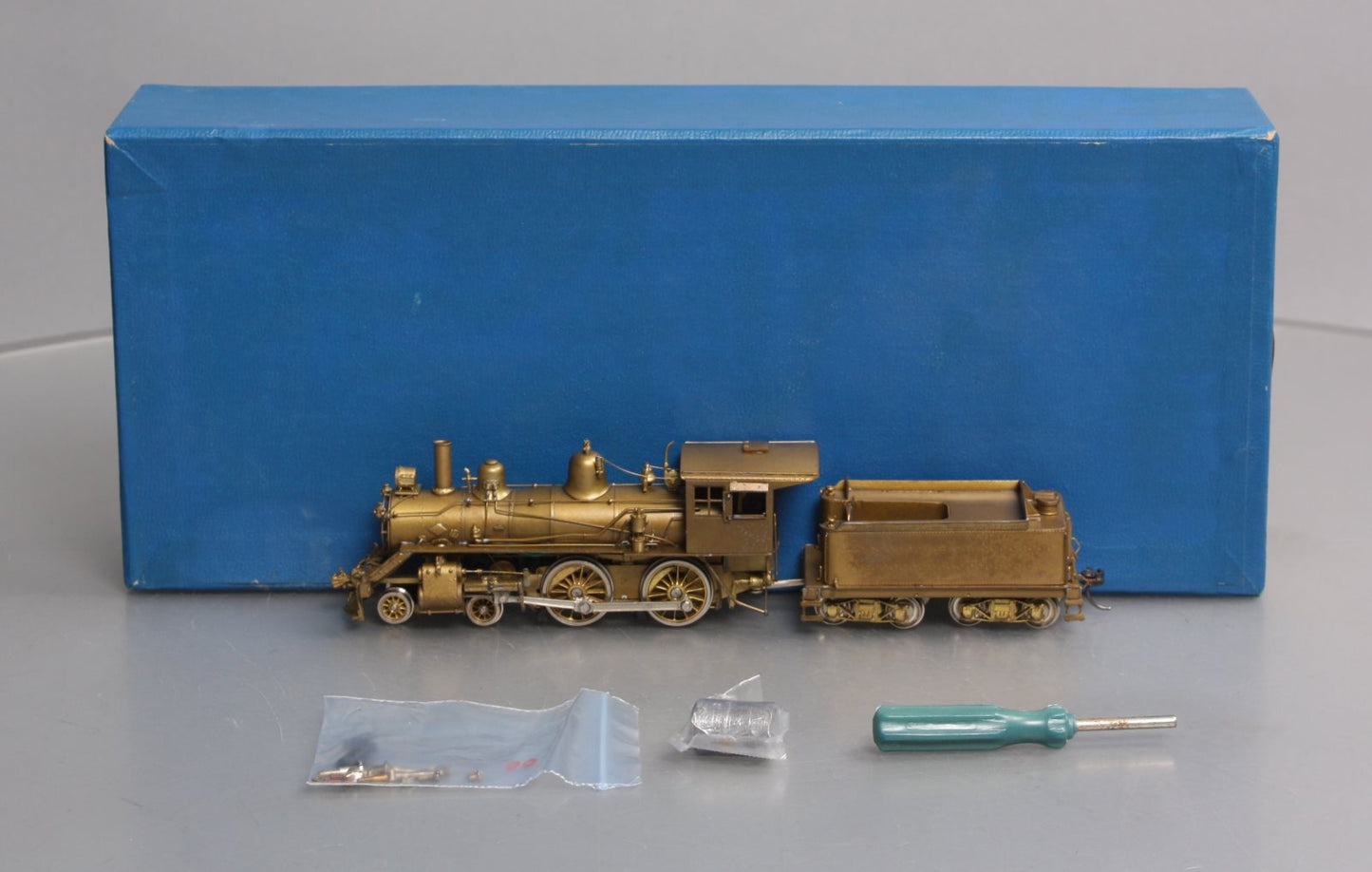 Alco Models S-121 HO Scale BRASS MA & PA 4-4-0 American Steam Loco EX/Box