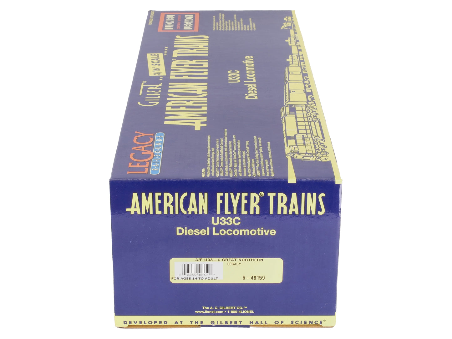 American Flyer 6-48159 S Gauge Great Northern U33C Diesel Locomotive #2543