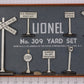 Lionel 309 8-Piece Yard Sign Set in Seperate Sale Box