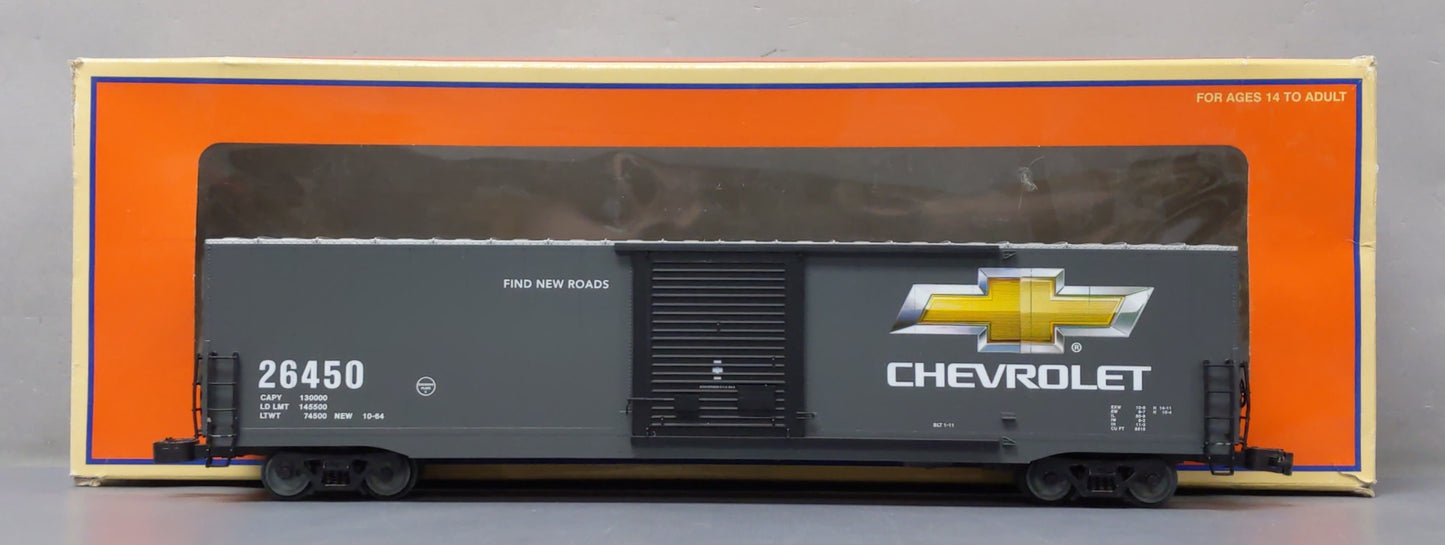 Lionel 2026450 O Cheverolet Single Door 60' Boxcar #26450 EX/Box