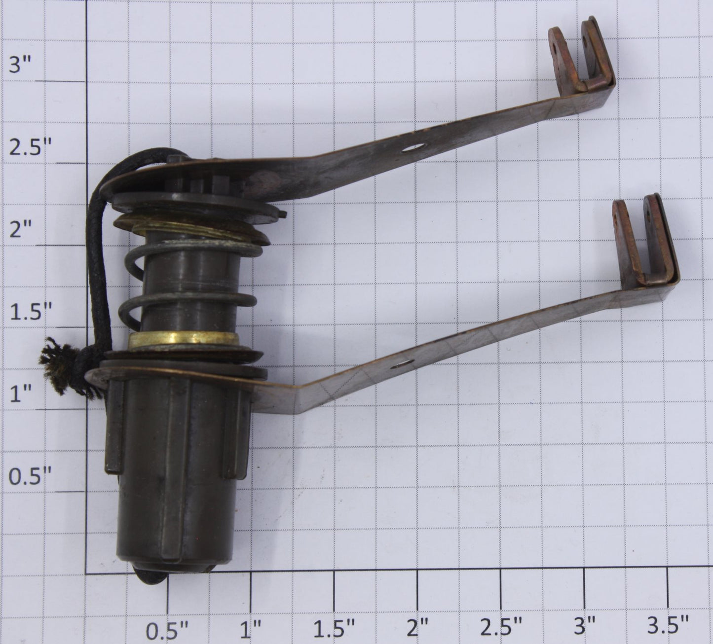 Lionel 20-82X KW Transformer Contacts, Shaft and Spring Assembly