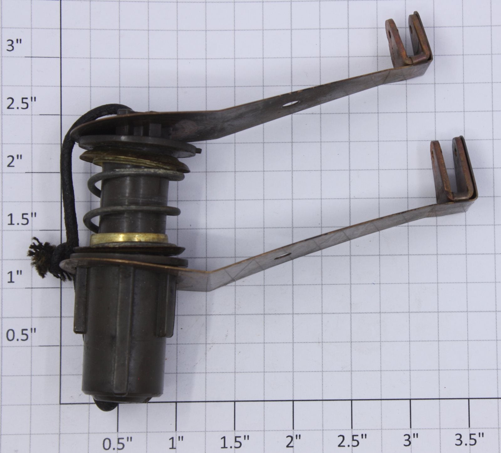Lionel 20-82X KW Transformer Contacts, Shaft and Spring Assembly