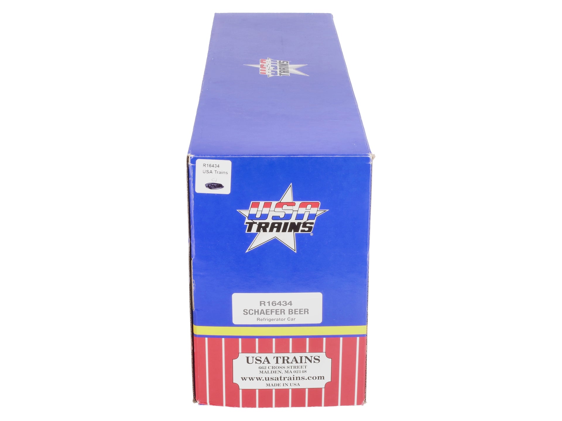 USA Trains R16434 G Schaefer Beer U.S. Refrigerator Cars (White/Red)