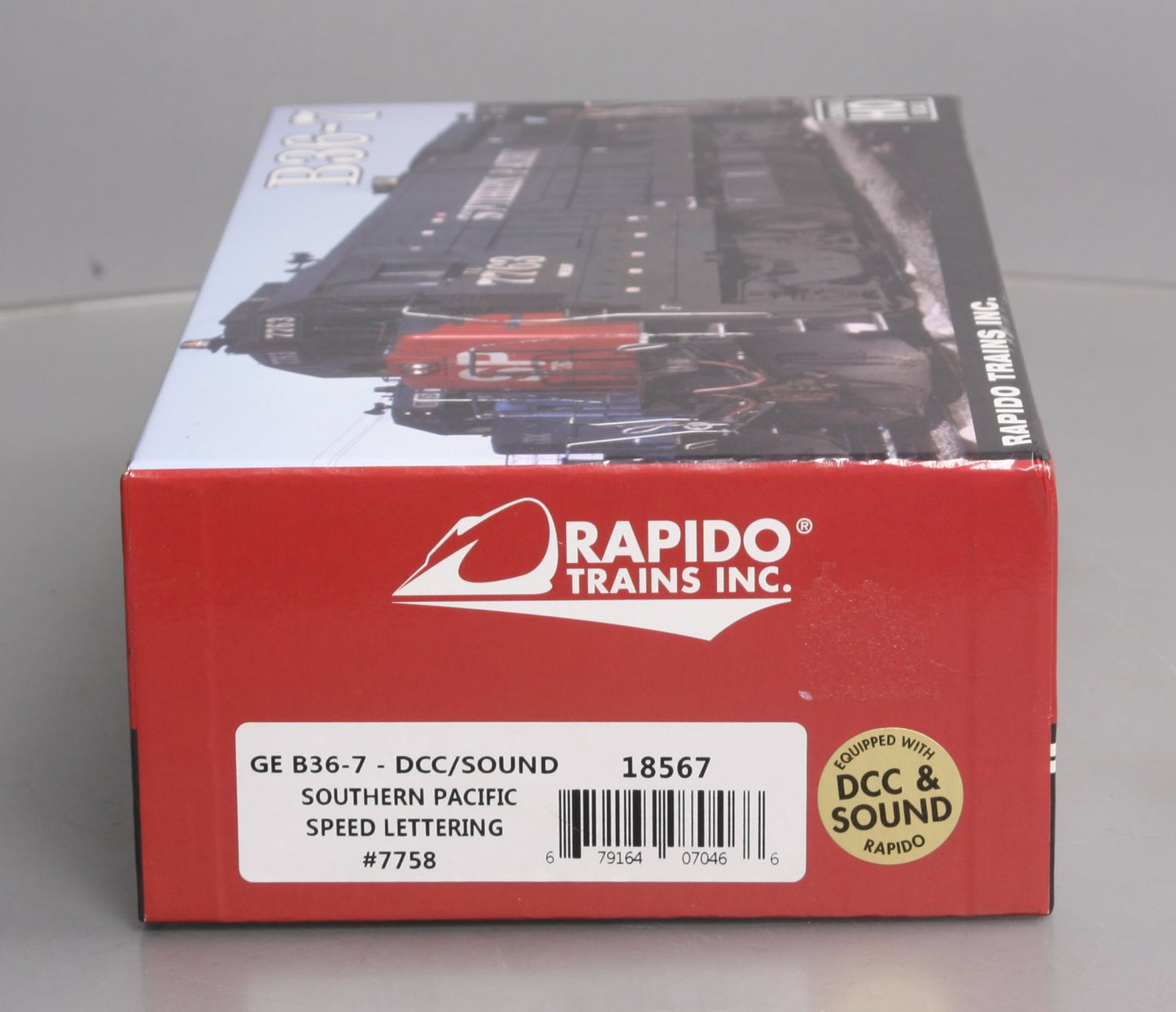 Rapido Trains 018567 HO Southern Pacific B36-7 Diesel with Sound #7758